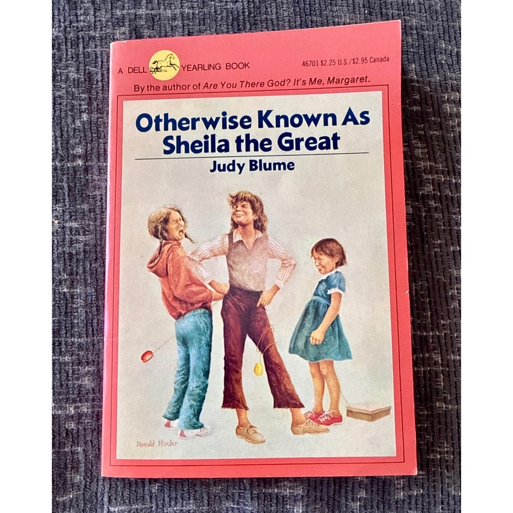 Judy Blume Otherwise Known As Sheila the Great Paperback Good Vintage 1978